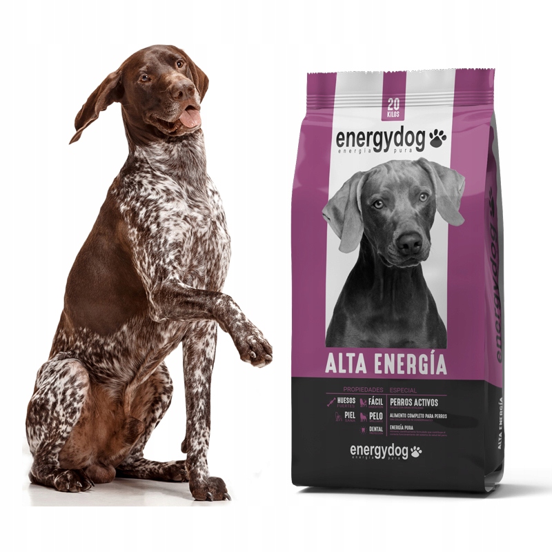 Suché krmivo pro psy Energydog High Energy pro dospělé psy 20 kg