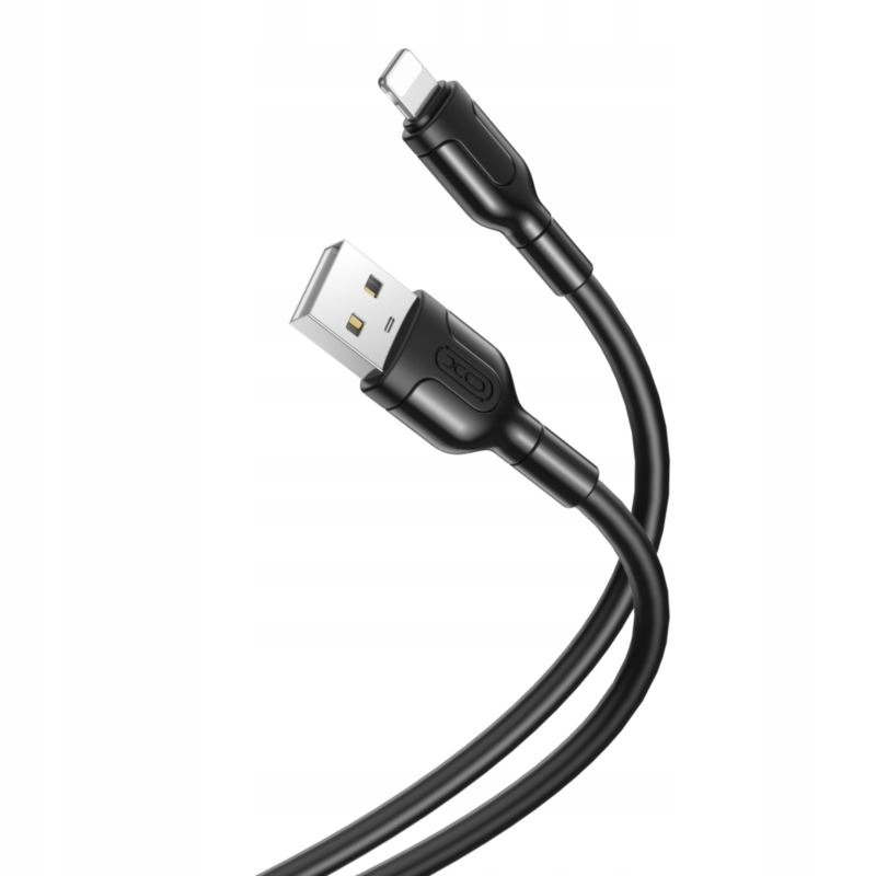 

Kabel Usb Lightning NB212 1 m czarny 2,1A Box