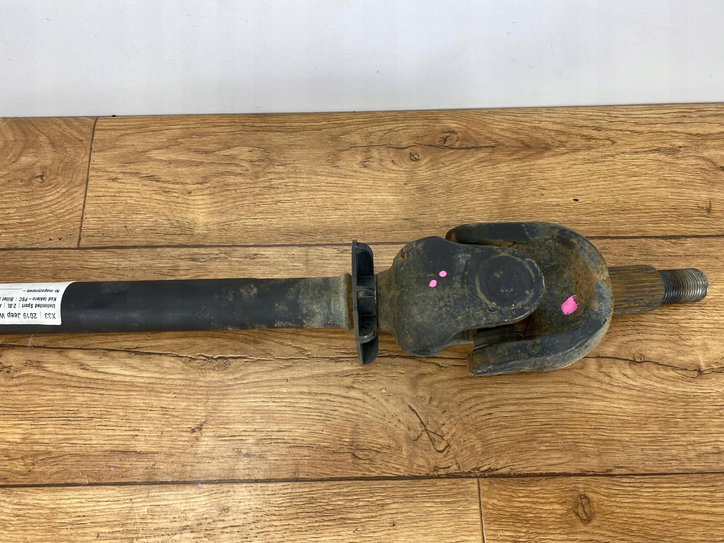 semi-axis Jeep Wrangler JL 2018+ USA