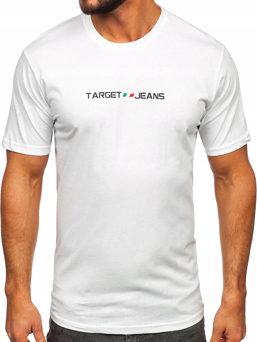 

T-shirt Koszulka Męska Biała 14761 Rozmiar_l