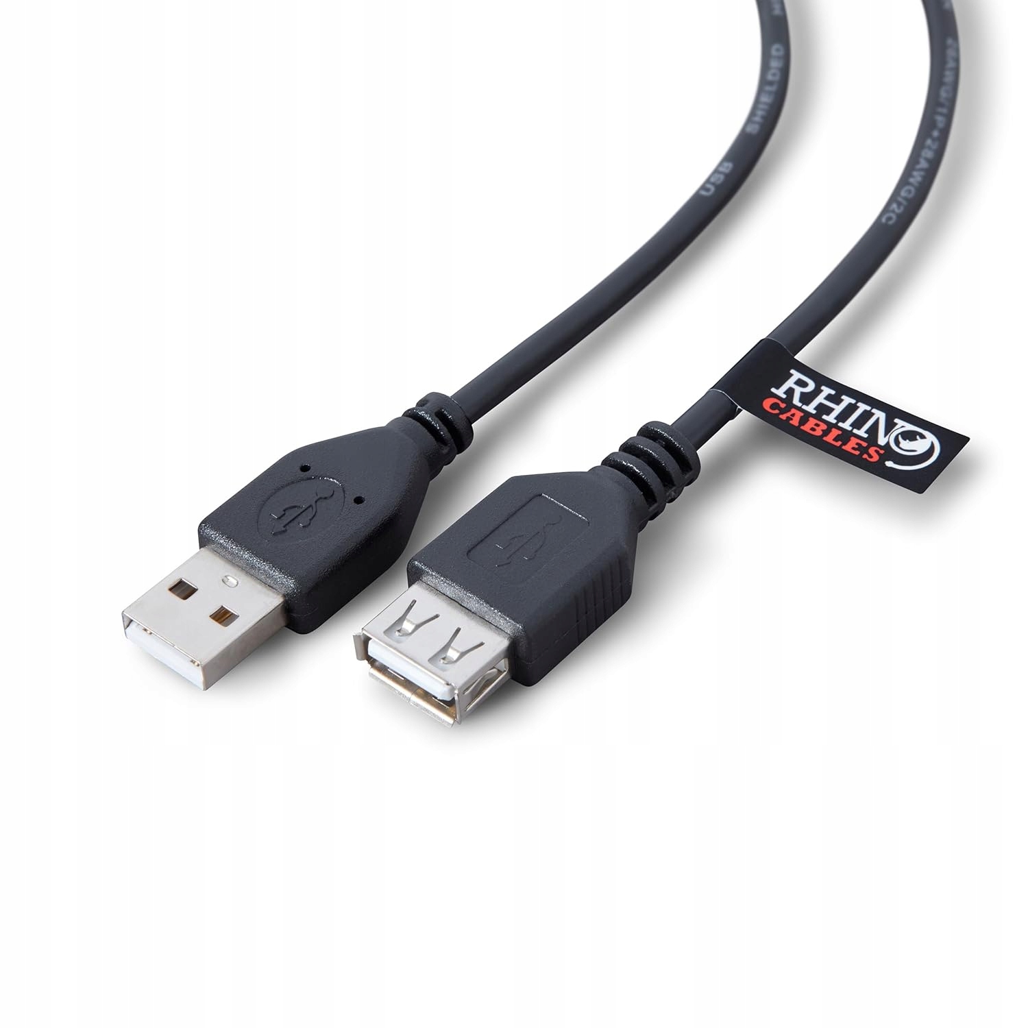 Rhinocables Kabel przedłużający USB 2.0 A-A transfer danych (480 Mb/s)