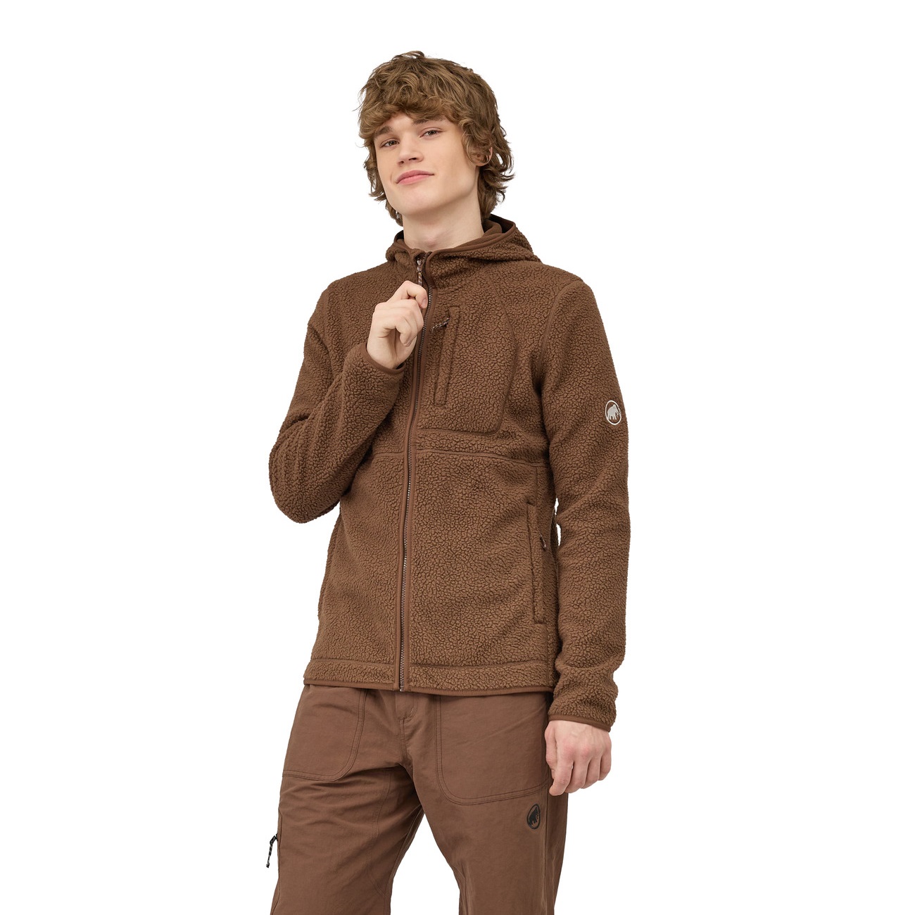 Mammut Bluza polarowa Męska Falera Pro ML Hooded Soil XL