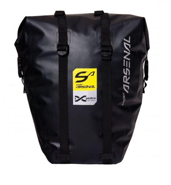 Sakwa Rowerowa Sport Arsenal Art. 312B Black Czarna