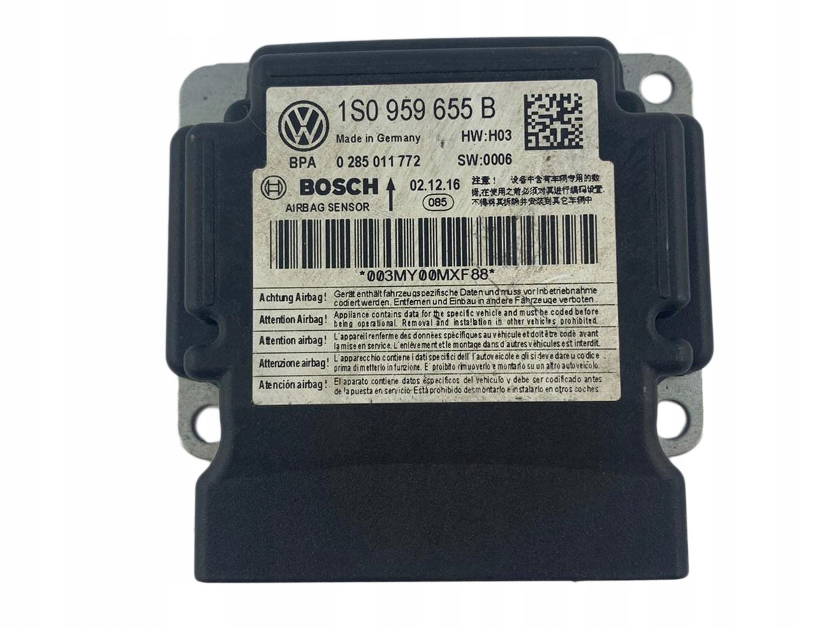 Sterownik Airbag 1S0959655B