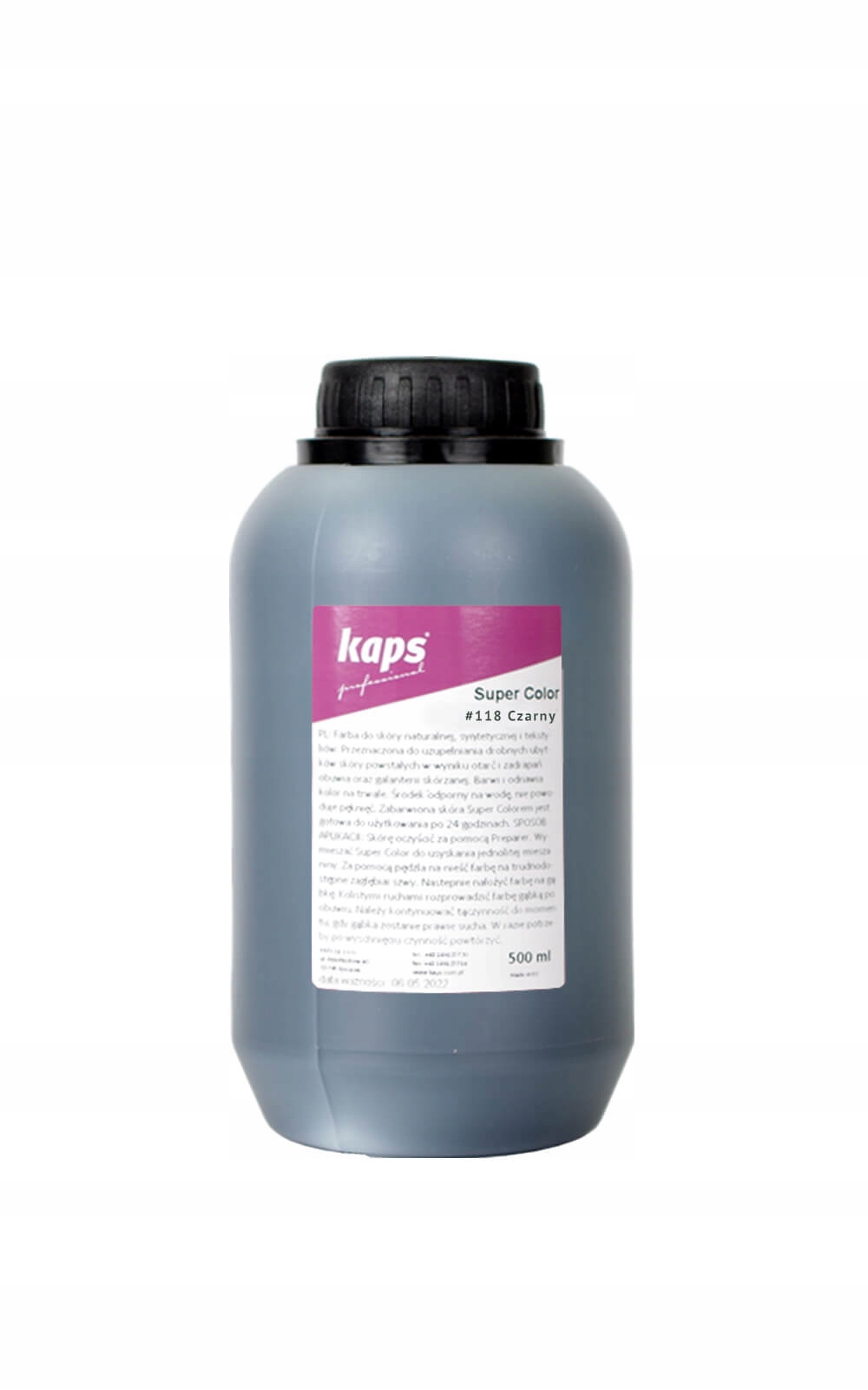 

Farba do Skór ekoSkór 500ml (k: 118-czarny)