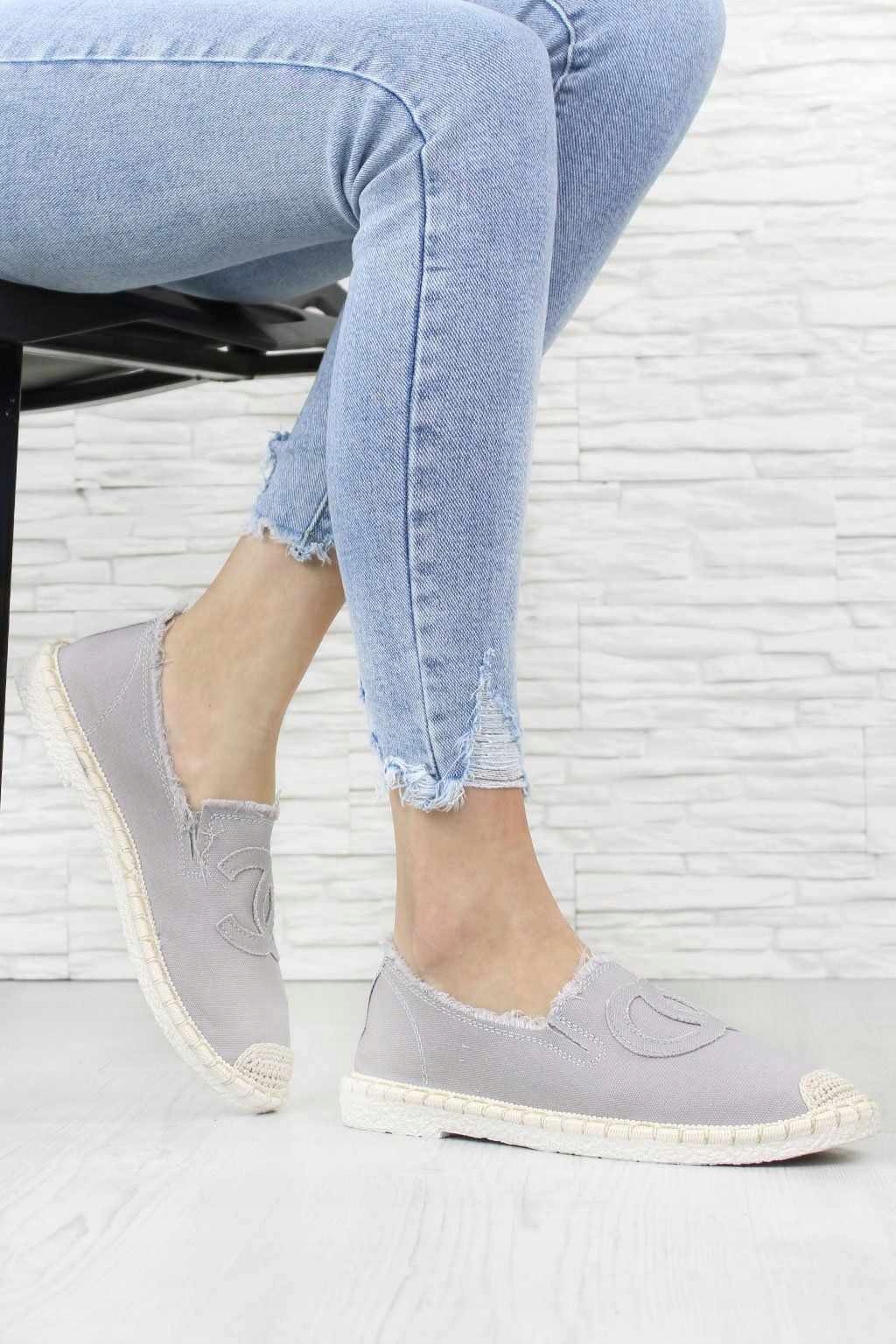 SZARE ESPADRYLE WSUWANE NB273 41 Oryginalne opakowanie producenta pudełko
