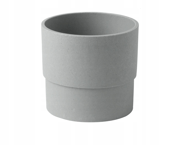 IKEA osłonka doniczki NYPON śr. 9 cm szara
