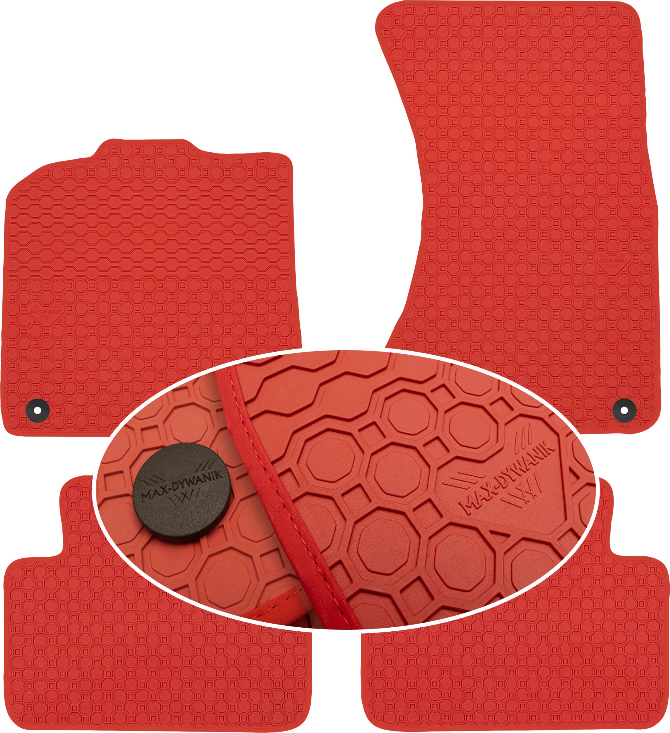 Porsche Macan 2014 Koberce Červené