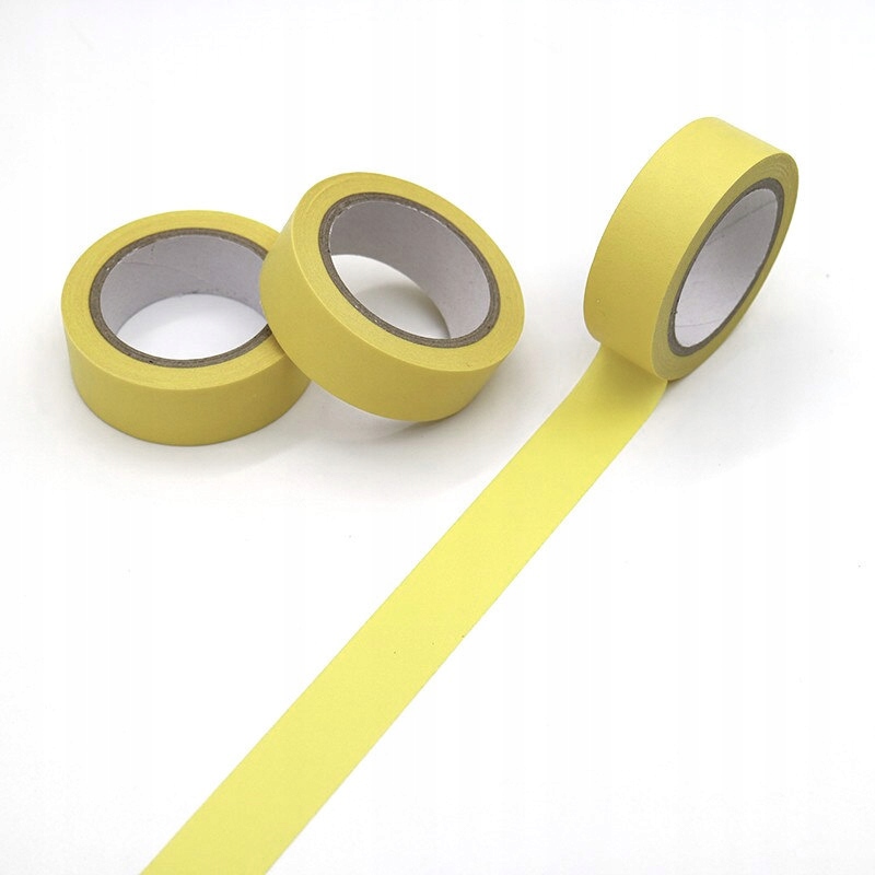 Taśma klejąca ozdobna DIY 10m pastel ŻÓŁTA Płeć chłopcy dziewczynki Brak informacji