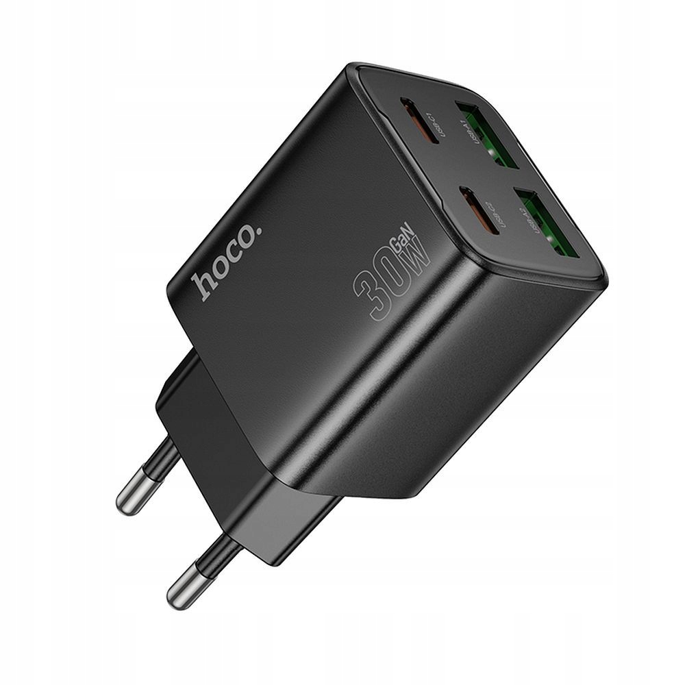 Ładowarka sieciowa do telefonu Hoco 2 x Usb C 2 x Usb A QC3.0 Pd 3A 30W