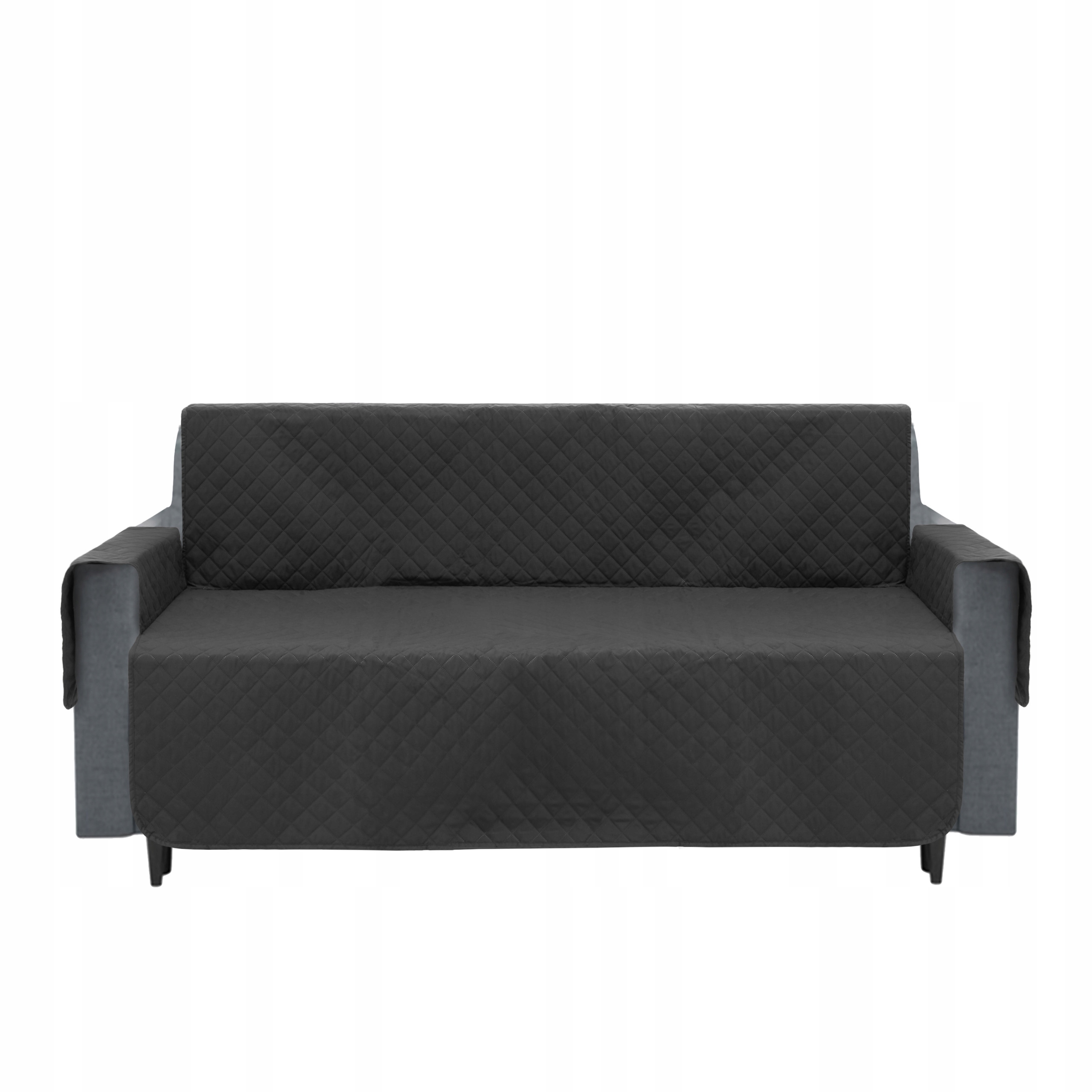 Ochranný obal Paris s kapsami na pohovku pro psa 110 x 50 cm, černý