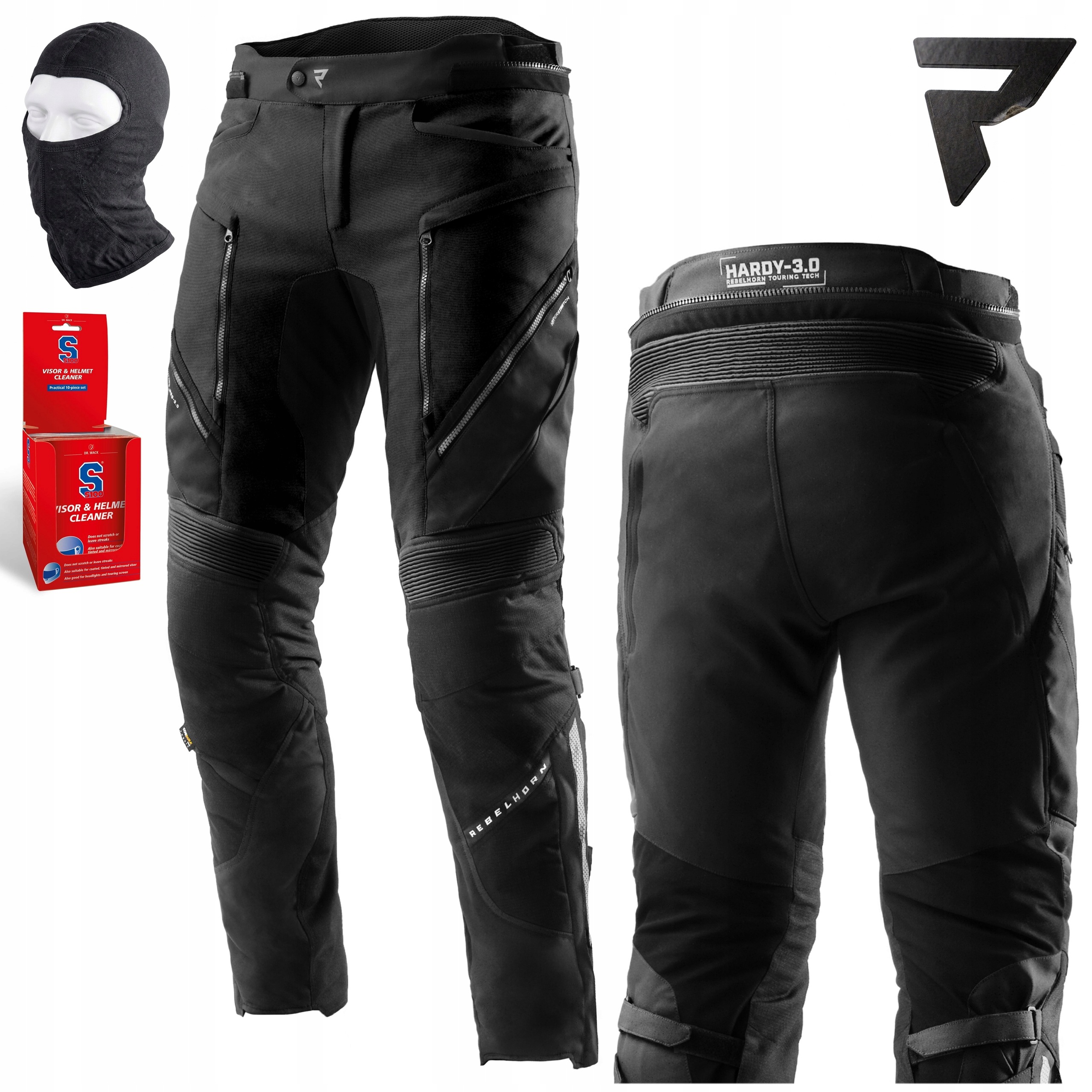 Motocyklové nohavice Rebelhorn Hardy III textil 3v1 Cordura Darčeky