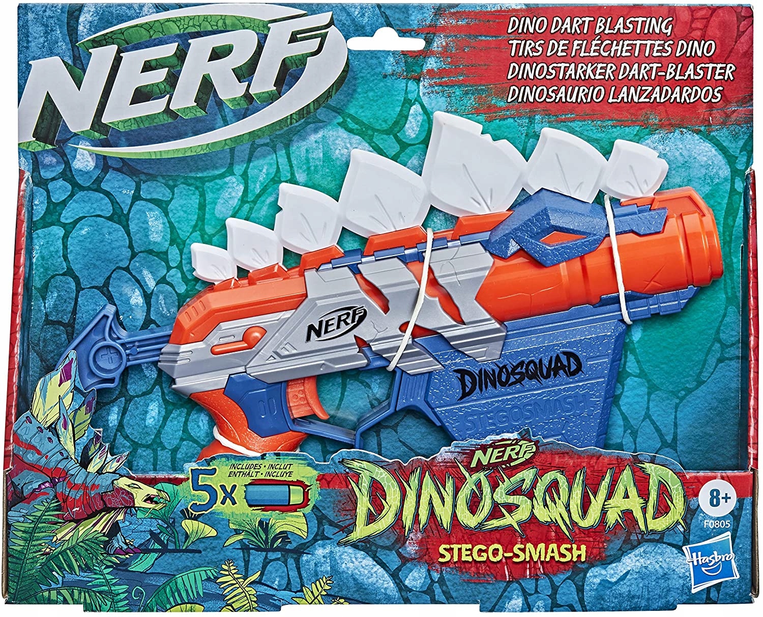 NERF BLASTER DINOSQUAD STEGOSMASH F0805 Rodzaj pistolety