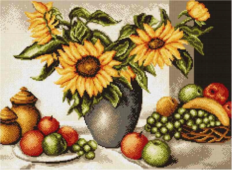 Vyšívací kaňka s potiskem 53cm x 39 Cm vz.9002