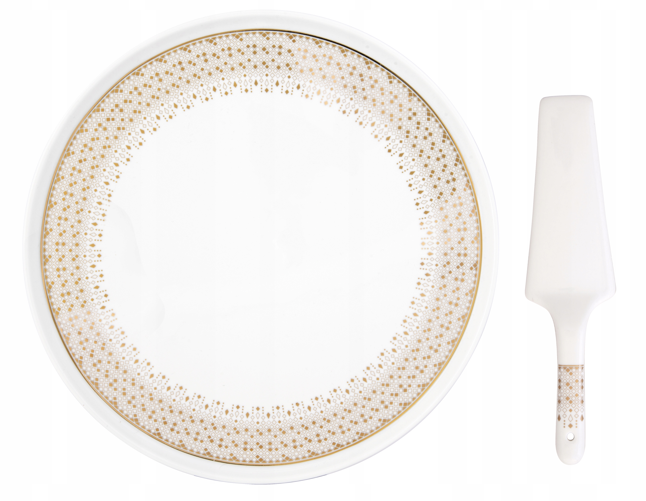 Servírovací tanier 30 cm varecha odtiene hnedej, minimalistický podnos