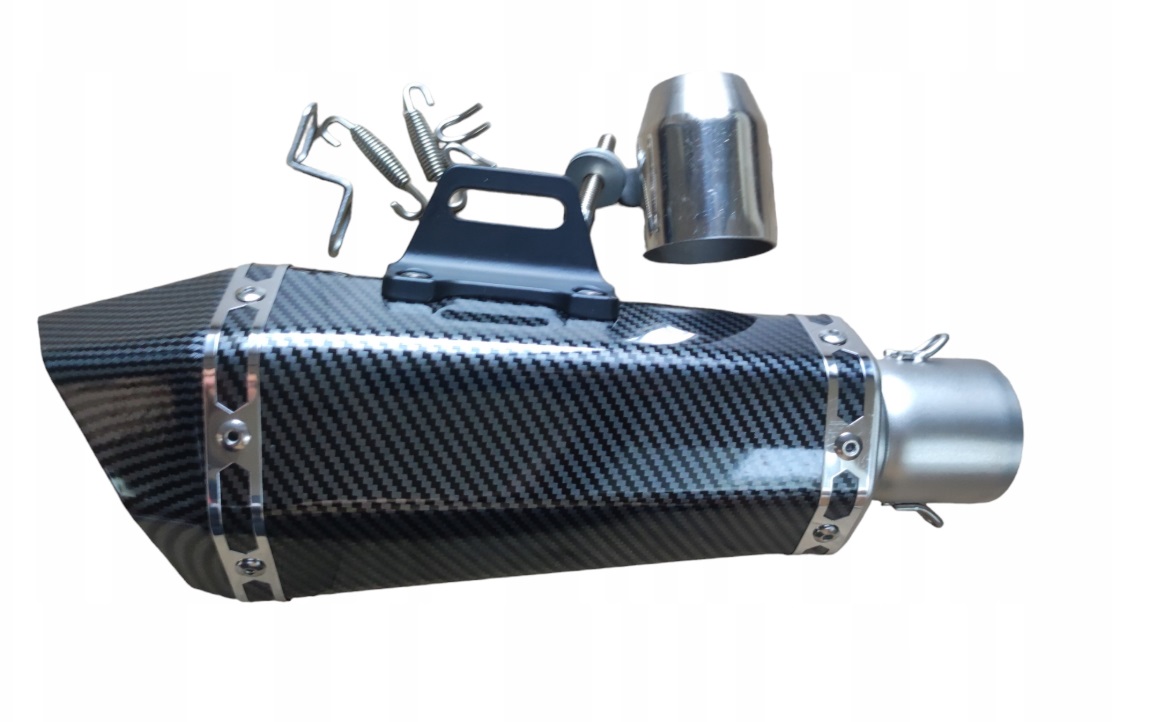 Výfukový Motocyklový Tlmič Carbon Univerzálny r-11 Nový