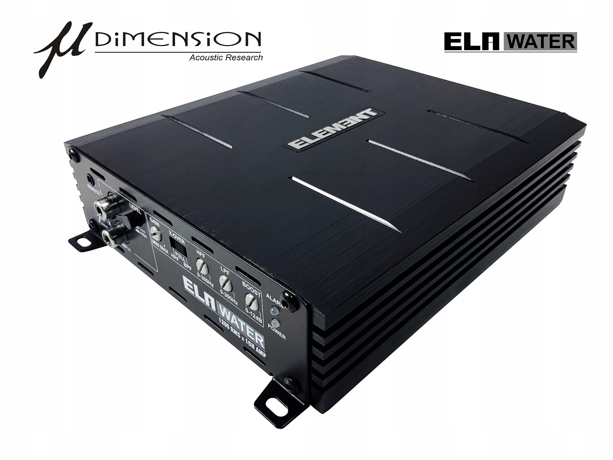 Wzmacniacz Monoblok u-Dimension ELA WATER - 1x1200W RMS Model ELA WATER