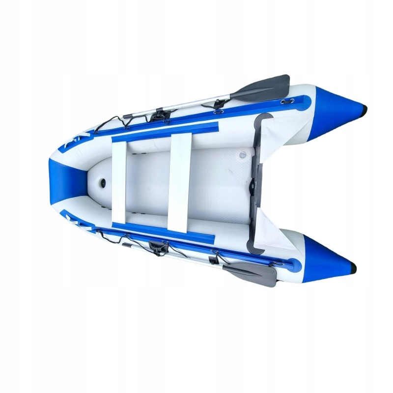 PONTON TURYSTYCZNY WĘDKARSKI PVC KORMORAN 330ad 330 cm AIR DECK KIL x4os Kolor szary