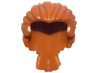 

Lego 95226 Włosy rude pomarańcz ciemne Nowe (1g)