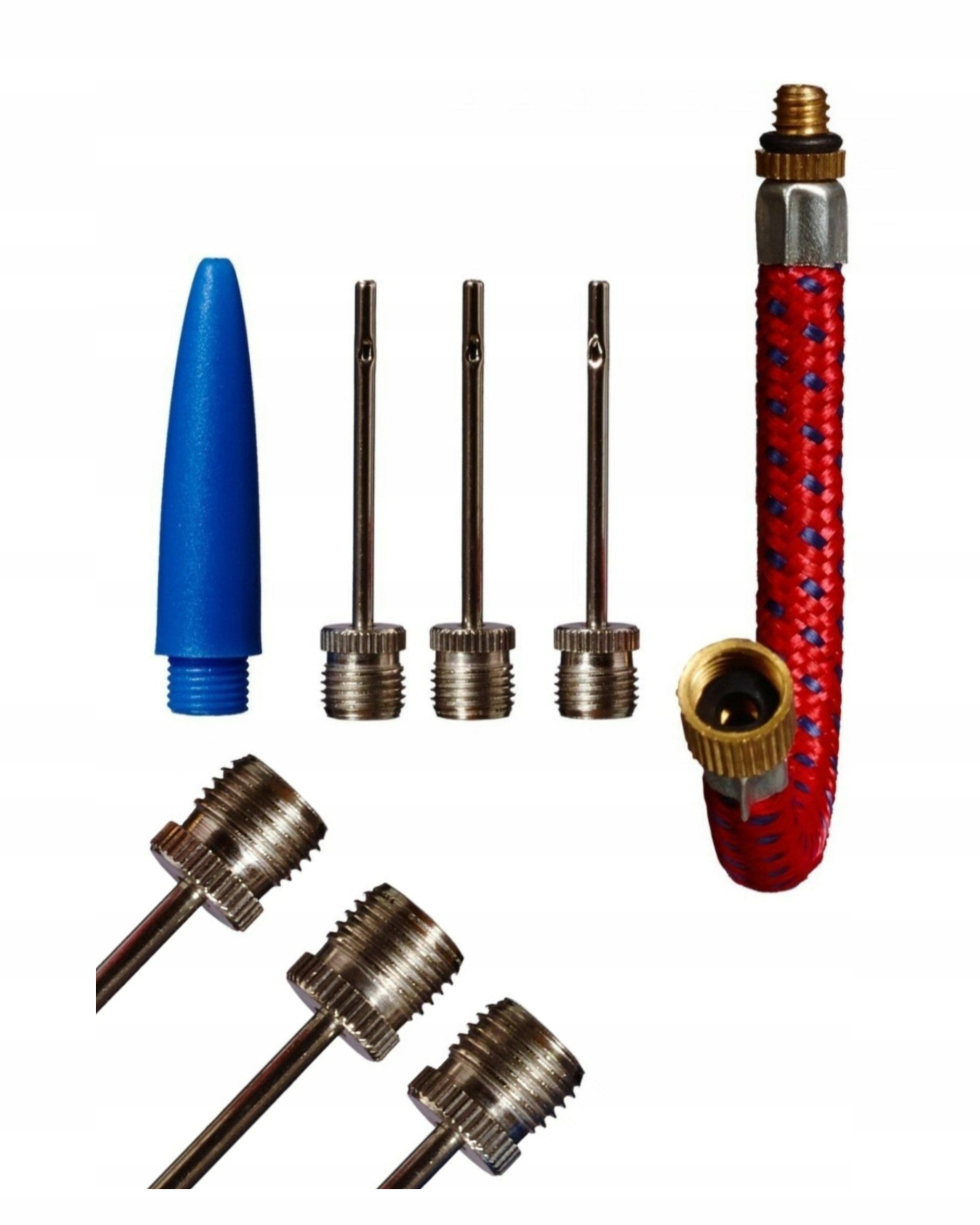 IGŁY DO POMPOWANIA PIŁEK ADAPTER 5 SZTUK DO PIŁKI