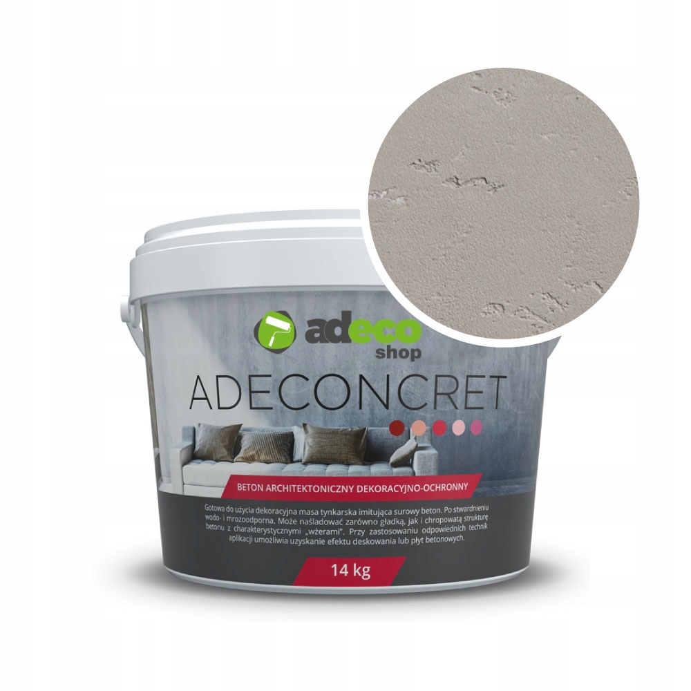 

Beton architektoniczny najpopularniejszy szary 14k