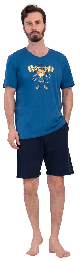 Vtipné Pyžamo Kočka Silák Mocný Oslík Unleash The Beast M