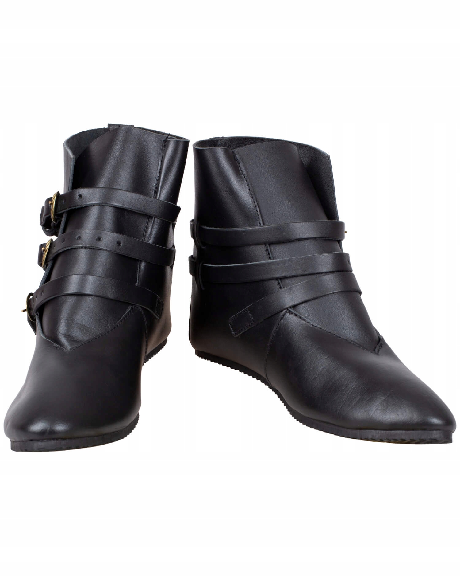 Kožené Boty Raimund Černé Velikost 42 Larp