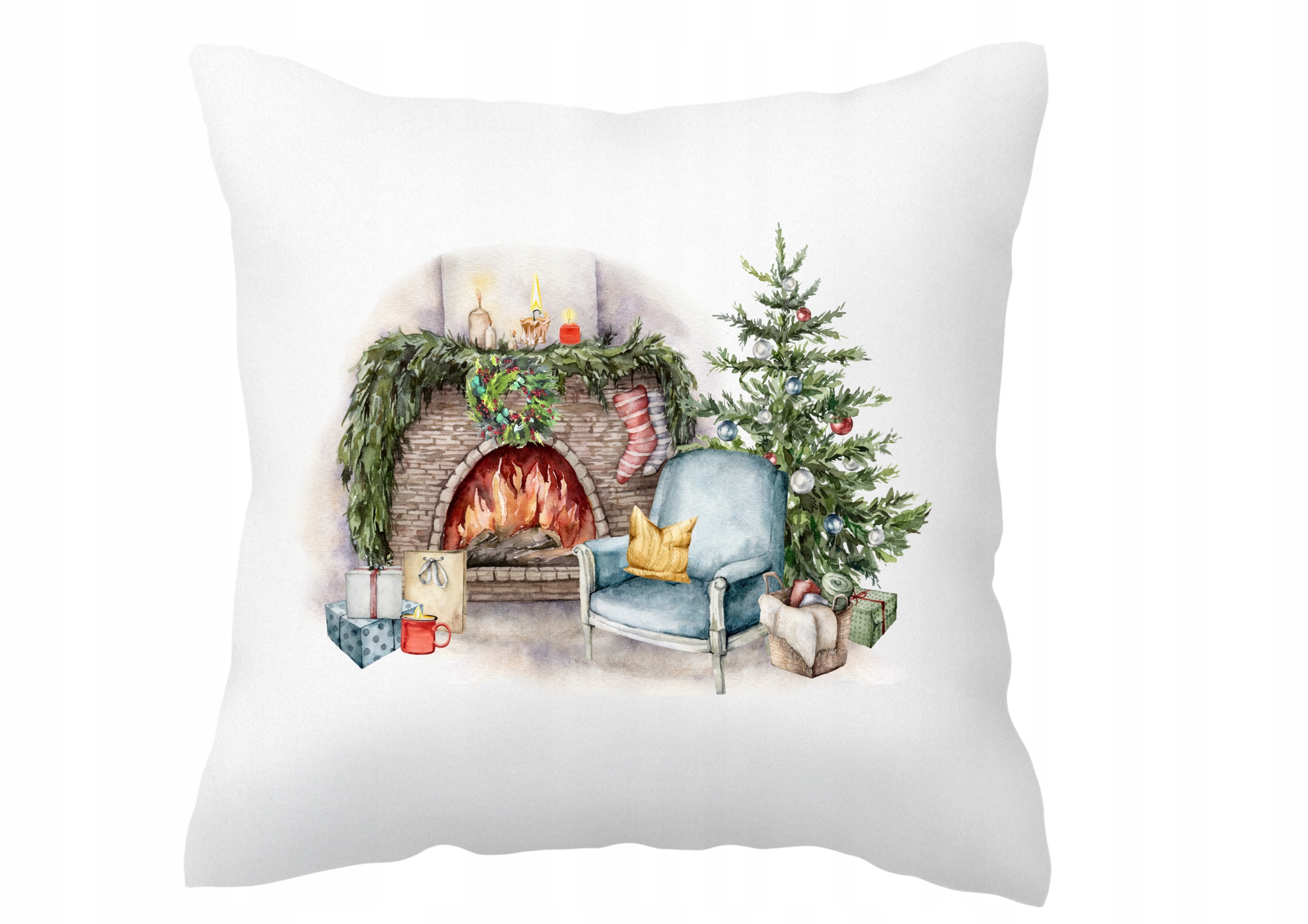 

Poszewka świąteczna na poduszkę klimatyczna