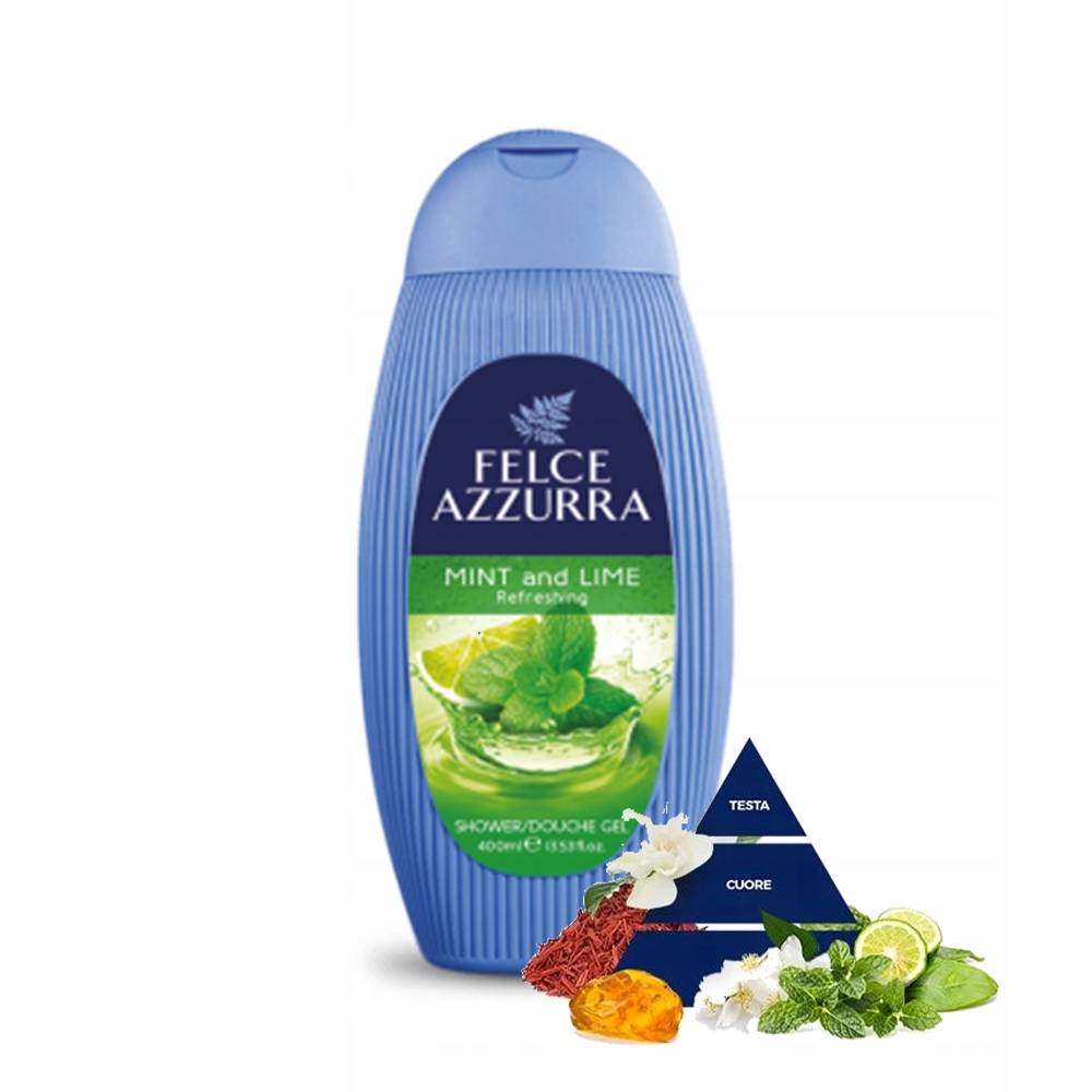 Felce Azzurra Mint and Lime Żel pod Prysznic 400 ml — 6