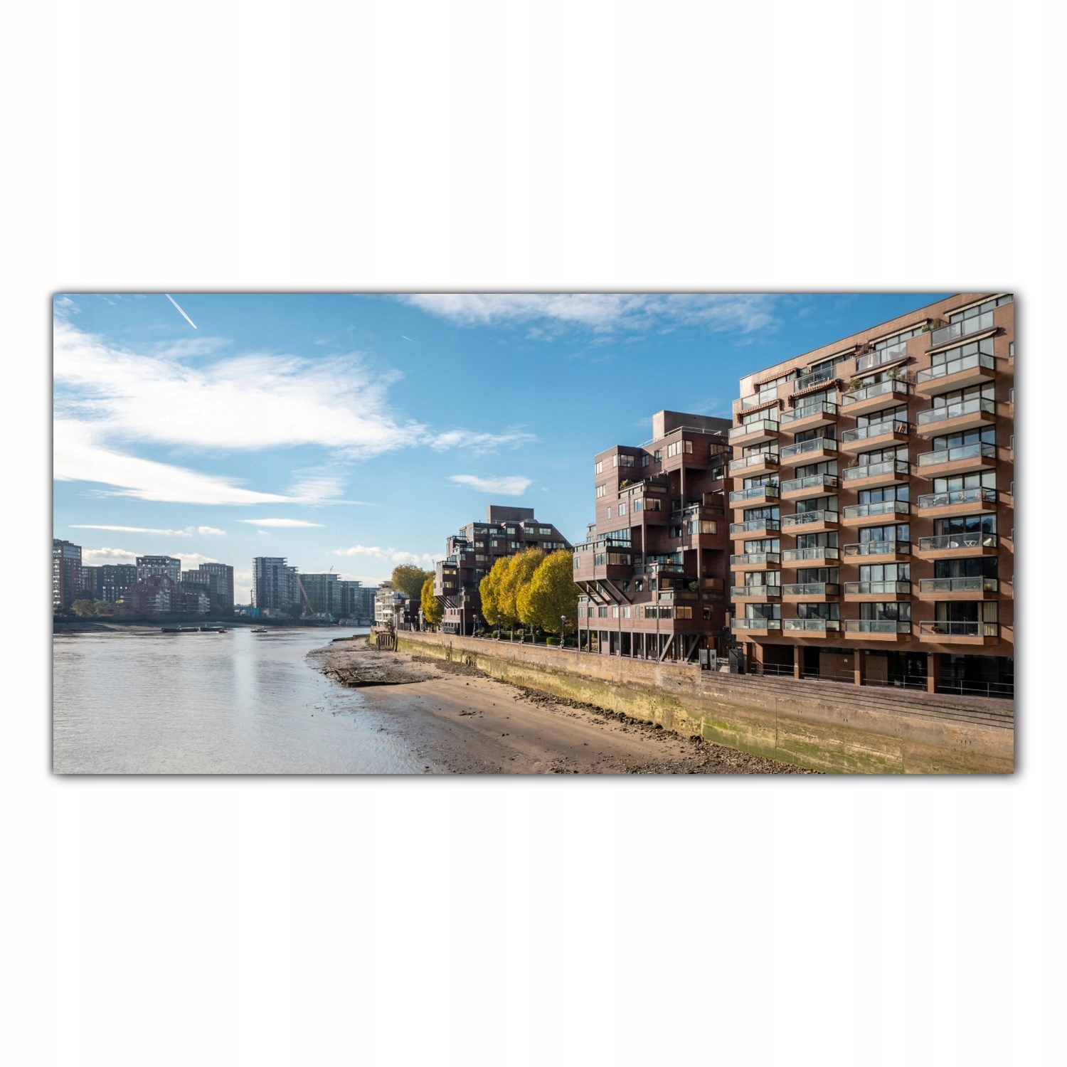 Nadzemné domy Mesto 120x60 Tvrdené sklo panel