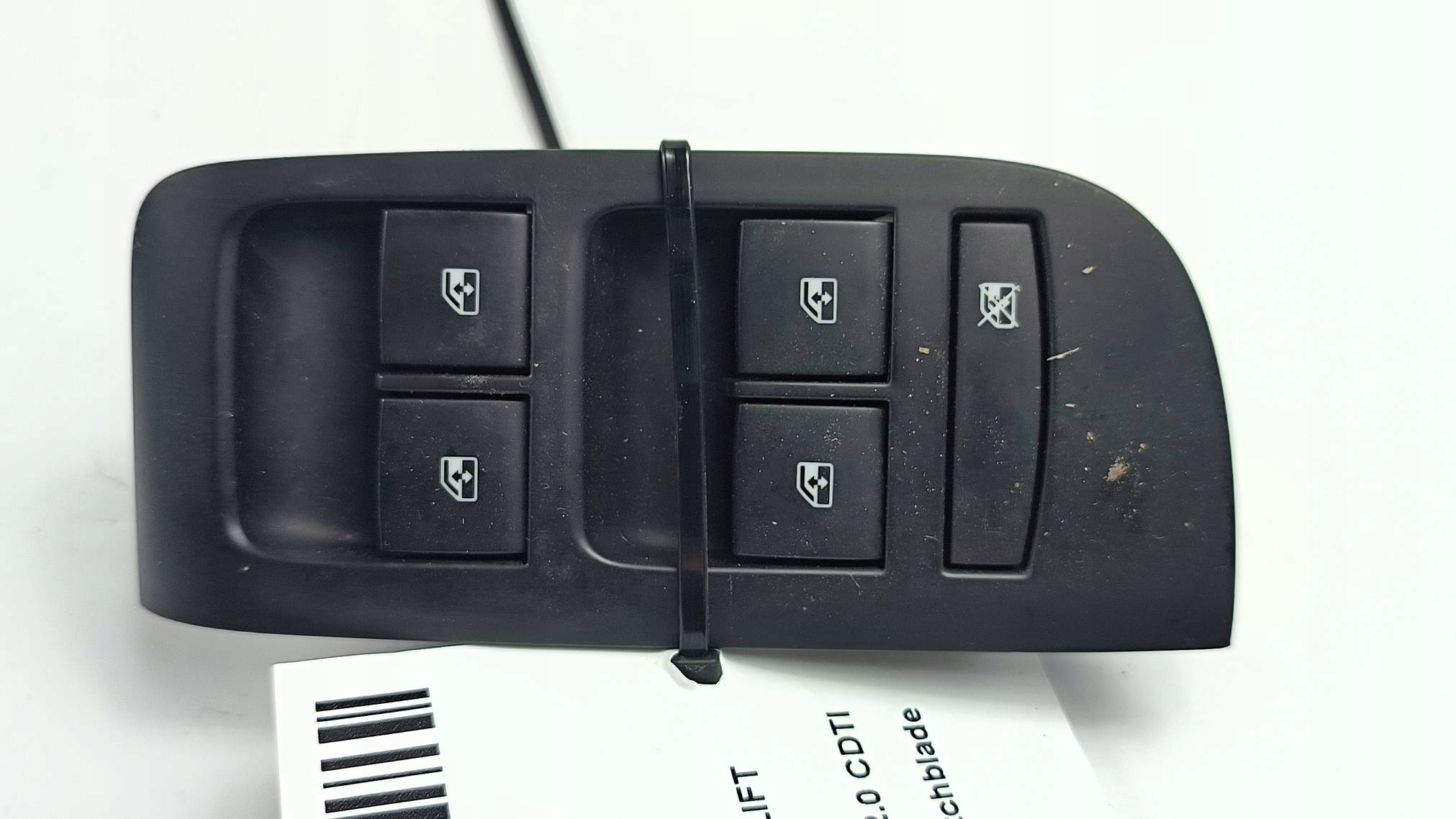 control panel of the window 13408458 OPEL ZAFIRA C LIFT