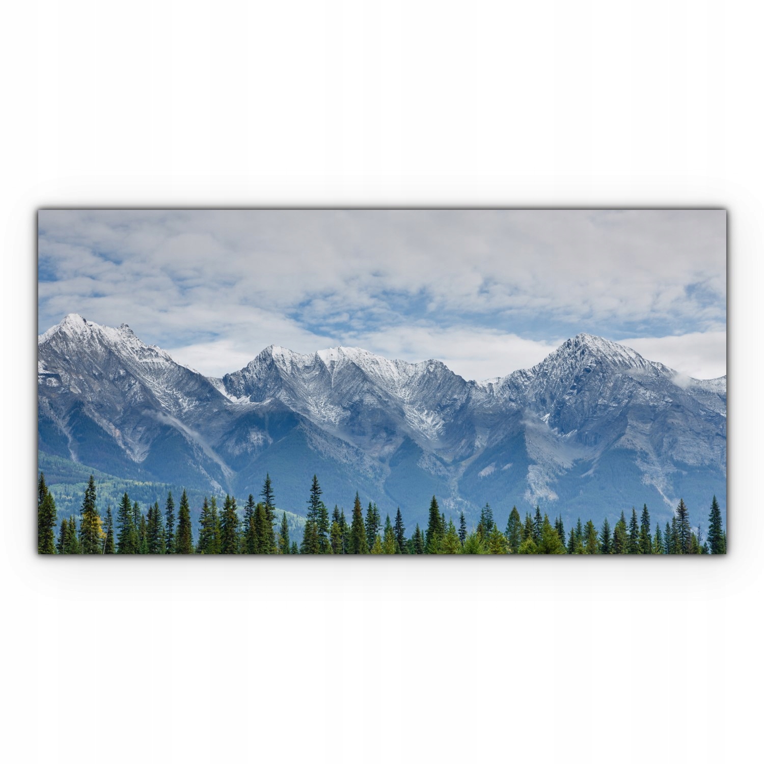 

Canvas na ramie na ścianę 120x60 Śnieg Zima Góry