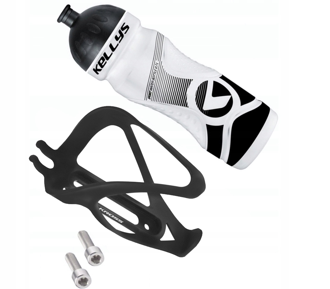 ZESTAW BIDON KELLYS SPORT 0,7L + KOSZYK GRID