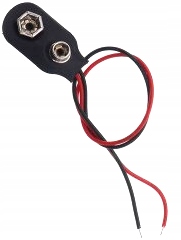 

Złącze gniazdo zatrzask baterii 6F22 9V 15cm
