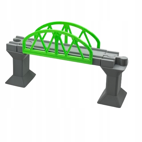Most +2 Podpory/Kolumny+2 Łączniki do Torów Kolejki Drewnianej z Ikea Lidl Marka bez marki