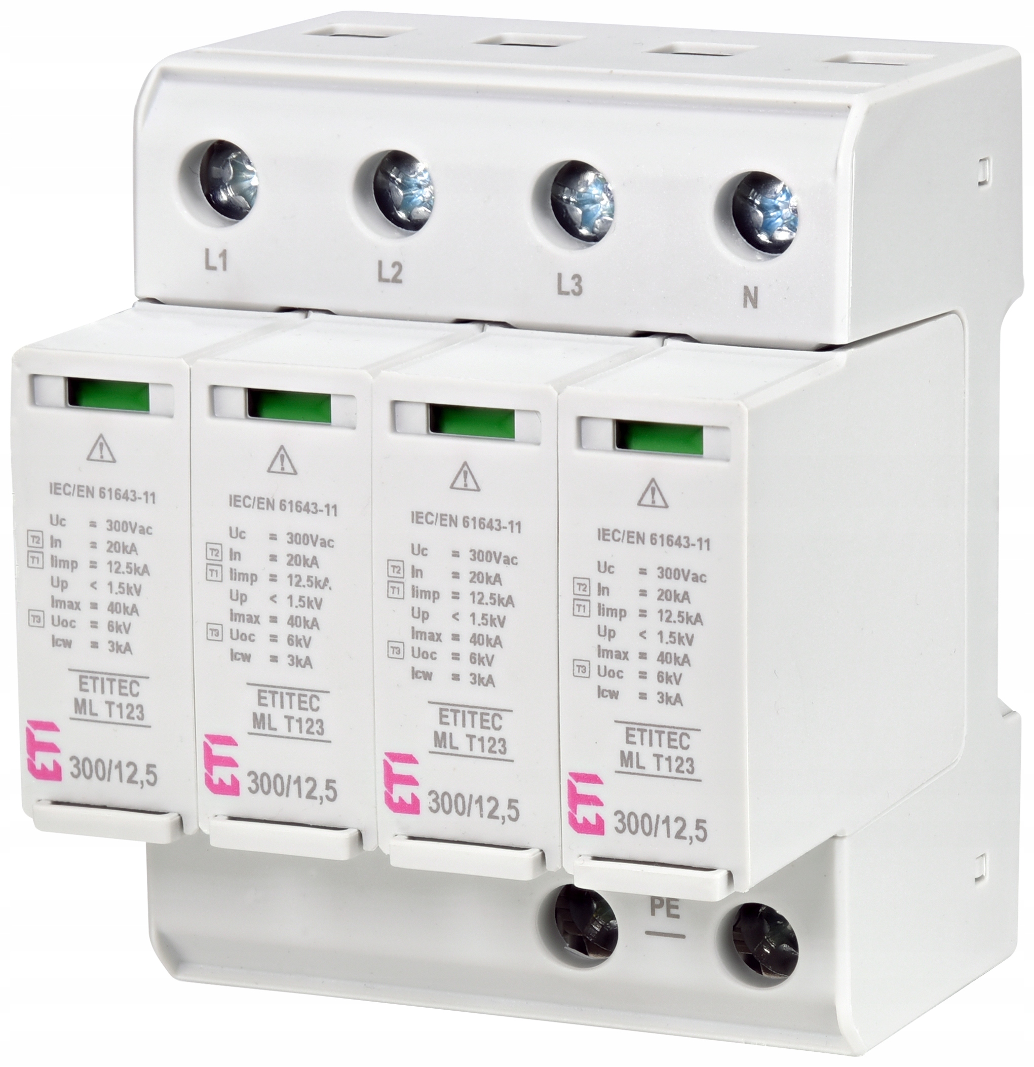 Eti Ogranicznik przepięć 4P B+c+d 002440667