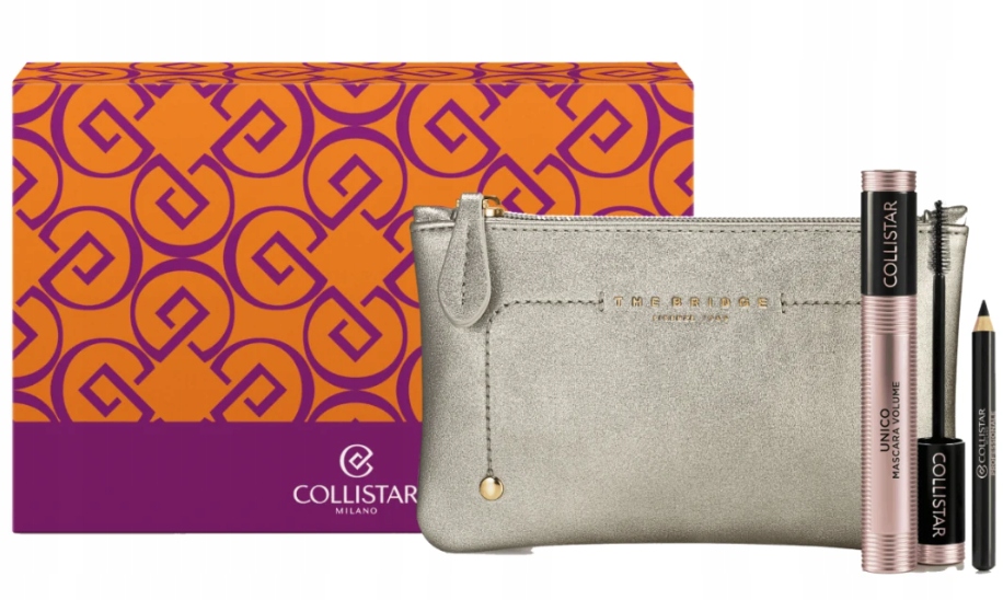 Collistar sada Mascara Volume Unico, tužka na oči, kosmetická taštička
