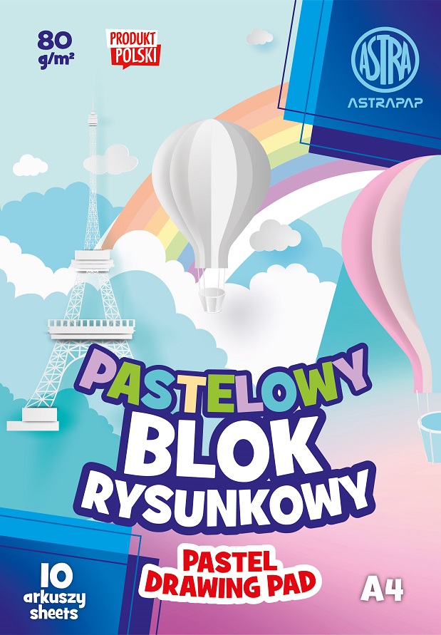

Astra Blok Rysunkowy Pastelowy A4/10 4853