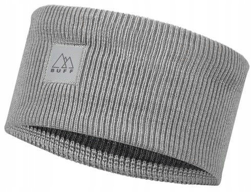 Buff Crossknit Headband Čelenka na hlavu Cold Solid Light Grey