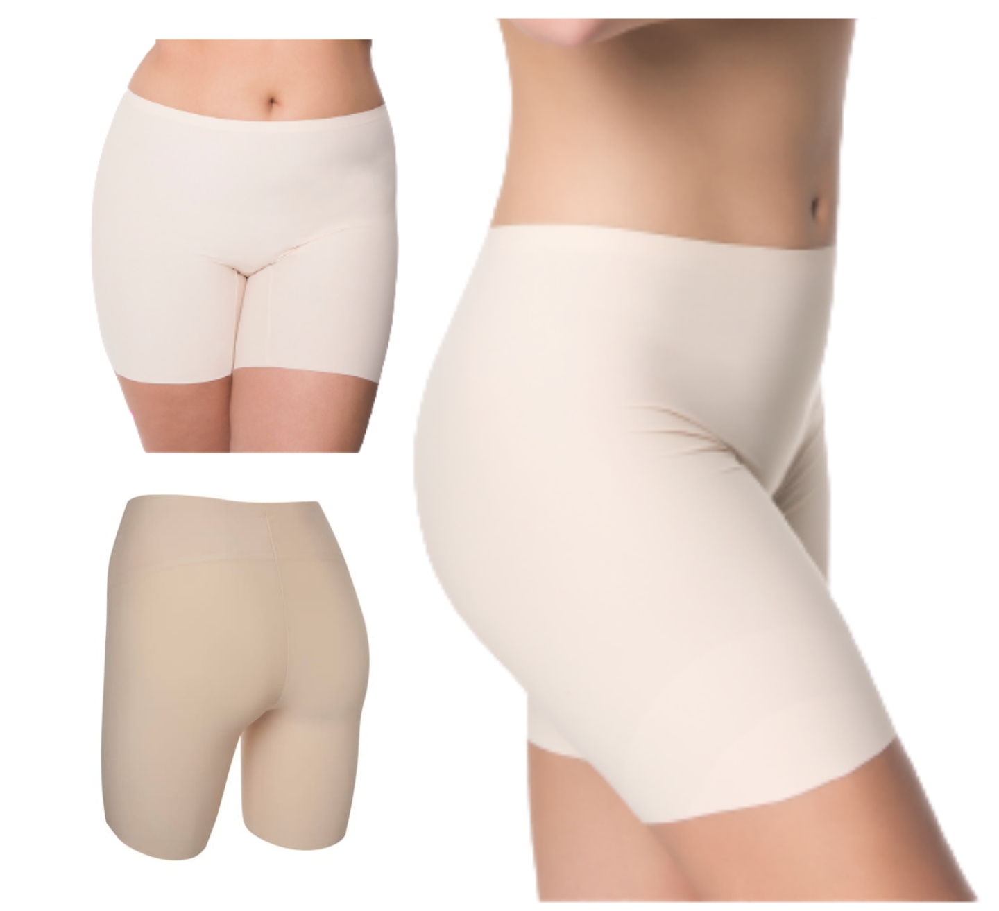 

Bermudy Bezszwowe Pod Sukienkę Ultracienkie roz XL