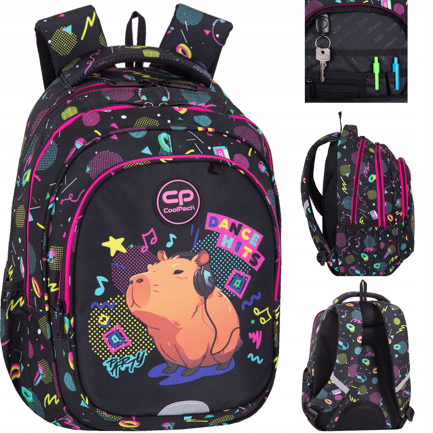 Plecak Szkolny Dla Dziewczynki Capybara Kapibara Cp Do Klasy 13 Coolpack