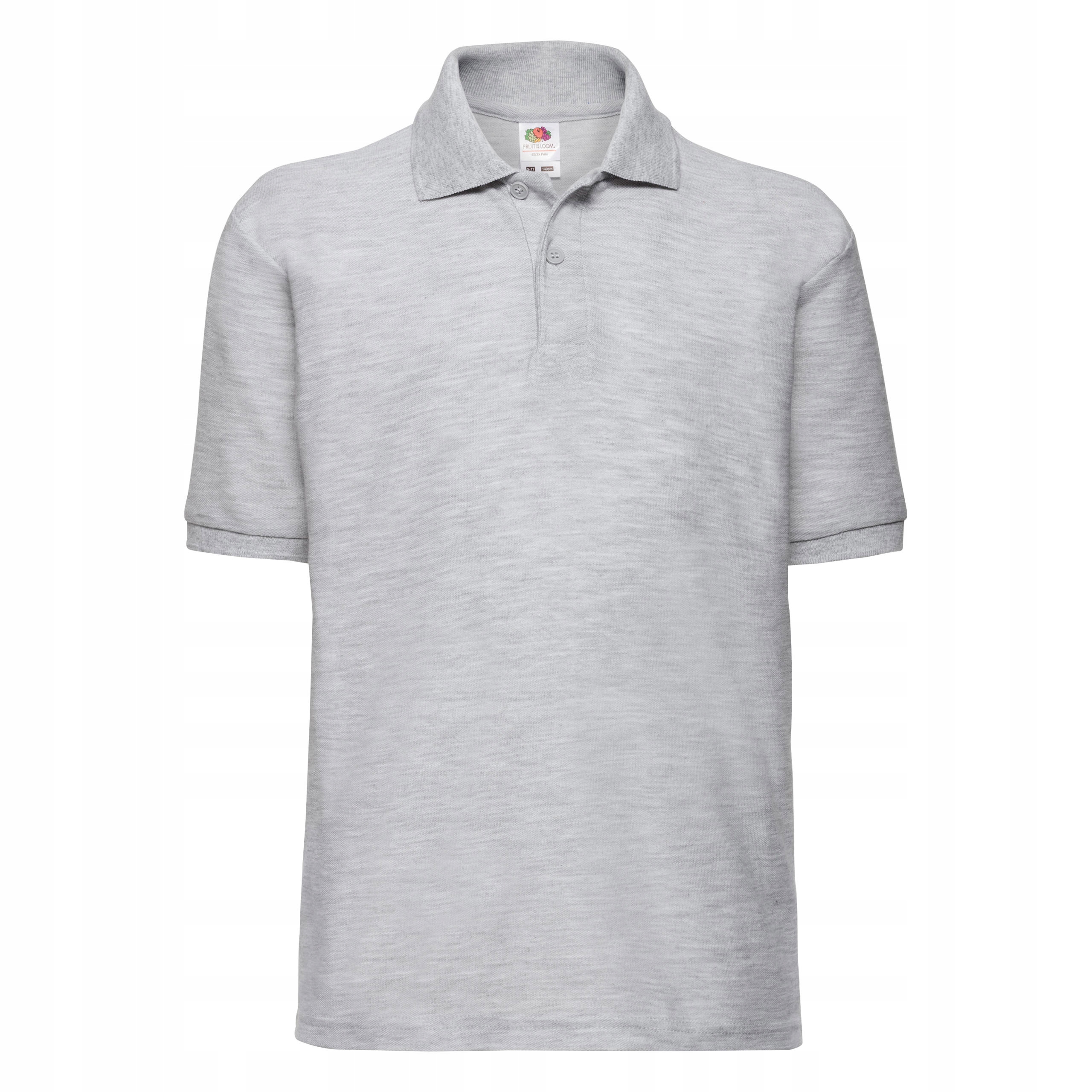 

Fruit Of The Loom Dziecięca koszulka Polo Grey 140