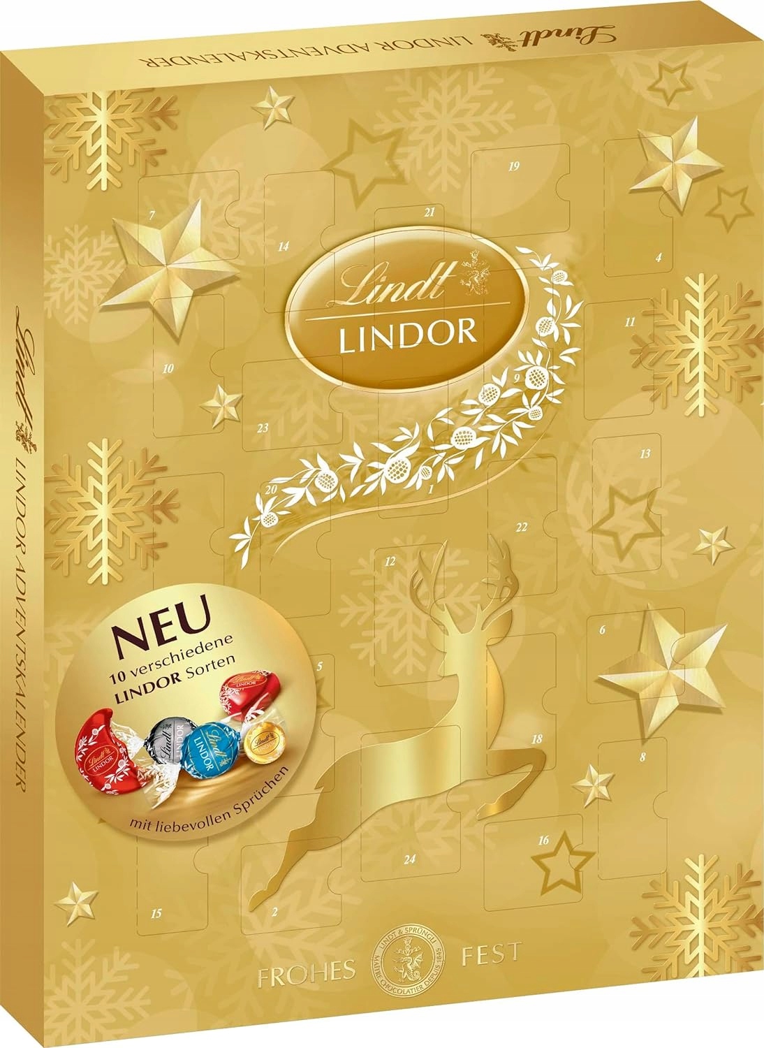 Lindt Advent Calendar Lindor 290 гр - docom.com.ua