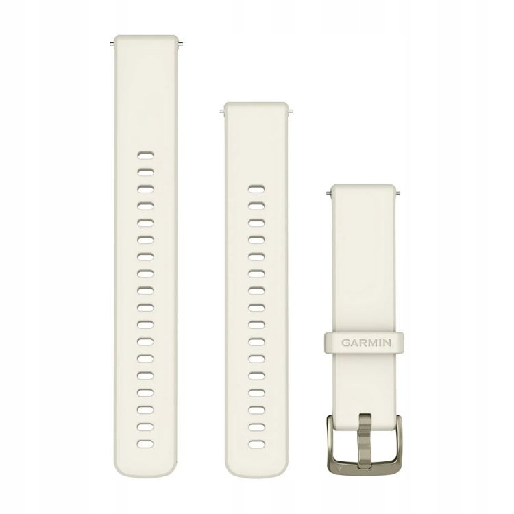 Garmin Paski Quick Release 18mm Bone, Lunar Gold, 010-13406-00