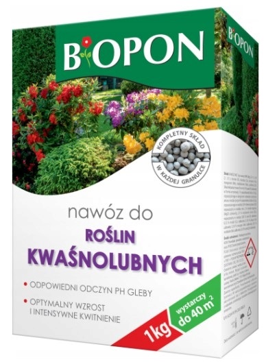 

Nawóz do Roślin Kwaśnolubnych 1kg Biopon