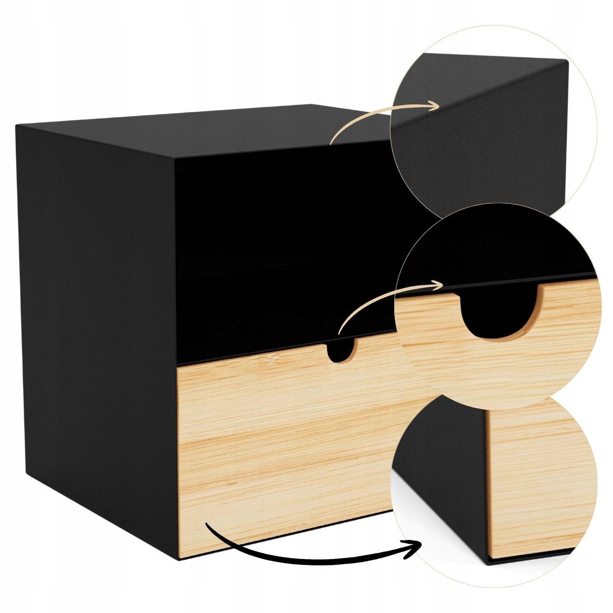 Nočná Skrinka Závesná Na Stenu So Zásuvkou béžová nočný stolík do spálne