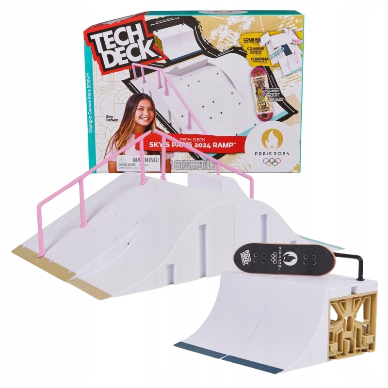 Tech Deck Sada Pro Fingerboard Rampa Sky's Paris 2024 Olympijská 6+A