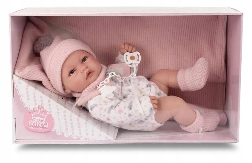Lalka hiszpańska bobas Martina akcesoria 42cm Berbesa