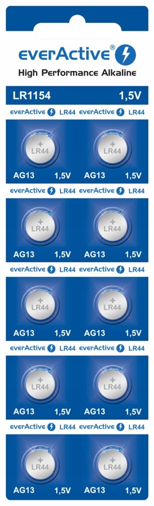 

Bateria alkaliczna 10szt everActive LR44 AG13 1,5V