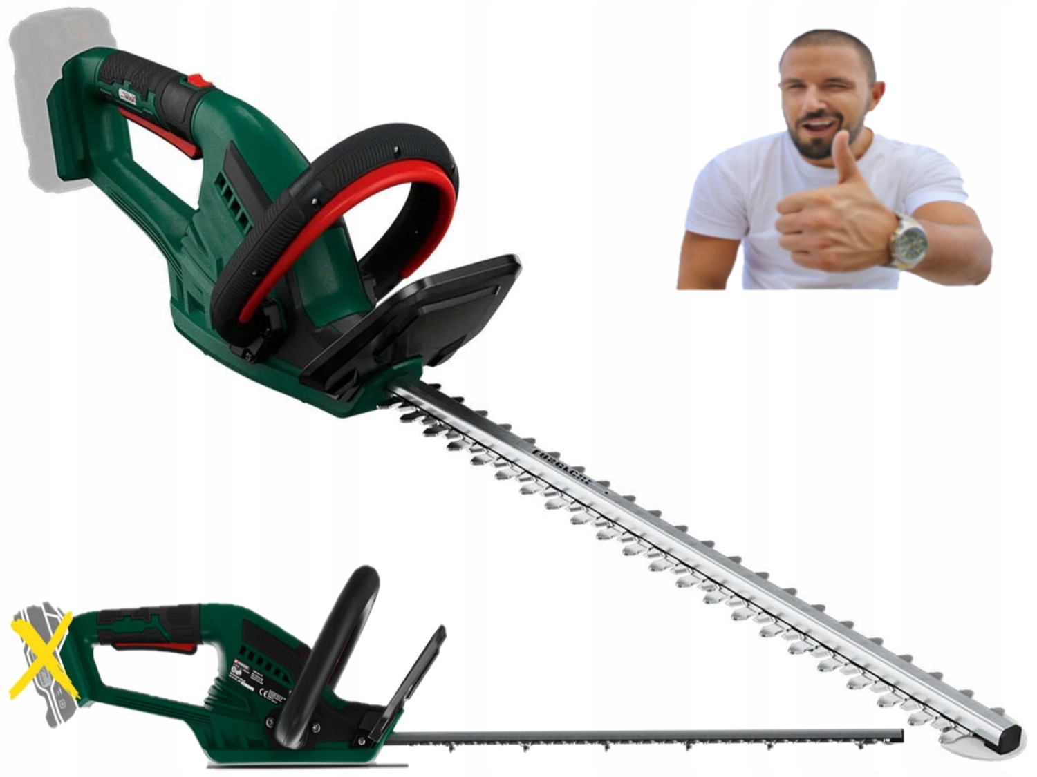 Nożyce akumulatorowe do żywopłotu tuji 20V 20-Li C3 Parkside Mocne Poręczne